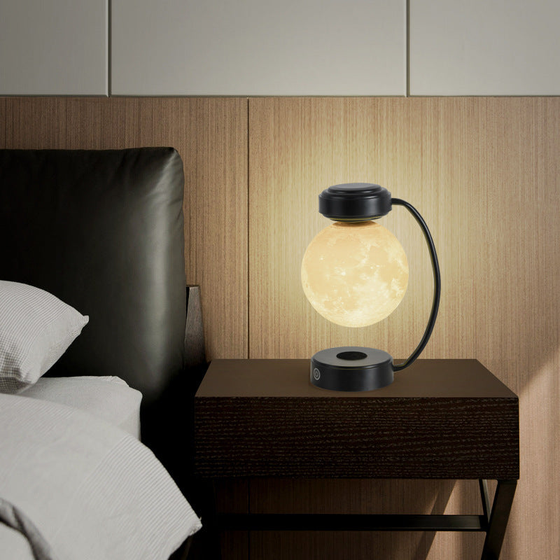 3D LED Moon Night Light Magnetic Floating Lamp Home Office Decoration