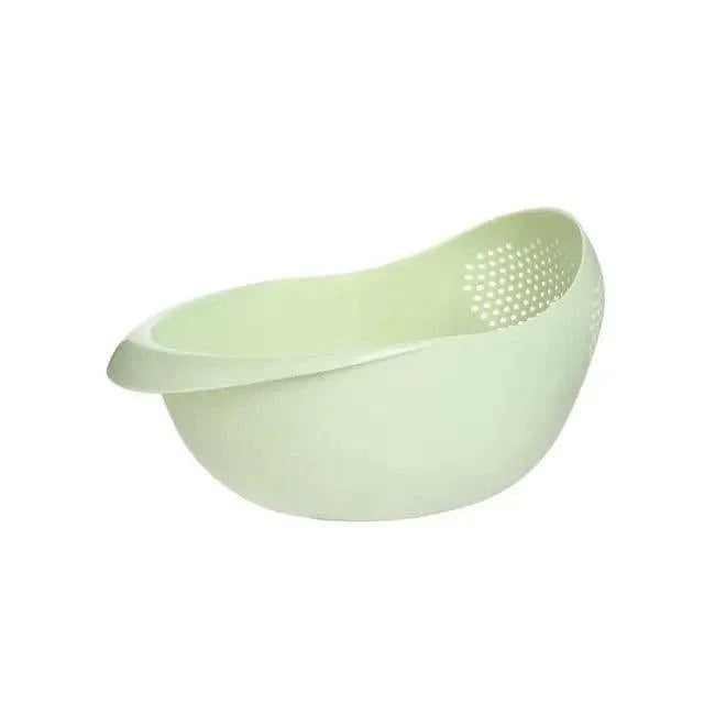 2PCS Nordic Food Grade Plastic Rice Beans Peas Washing Filter Strainer Basket Sieve Drainer Cleaning Gadget Food Grade Plastic Rice Beans Peas Washing Filter Strainer Basket Sieve Drainer Cleaning Gadget Kitchen Accessories