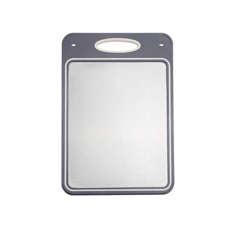 Kitchen double-sided food grade plastic cutting board 304 stainless steel cutting board cutting board