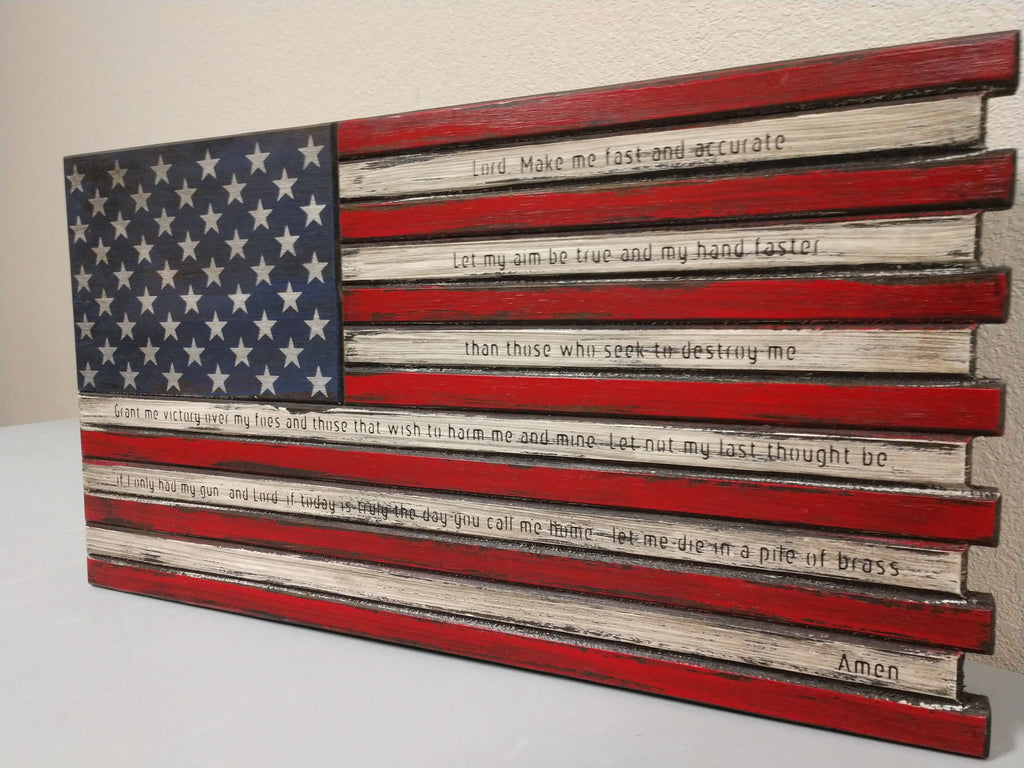 Mini American Flag Gun Concealment Case