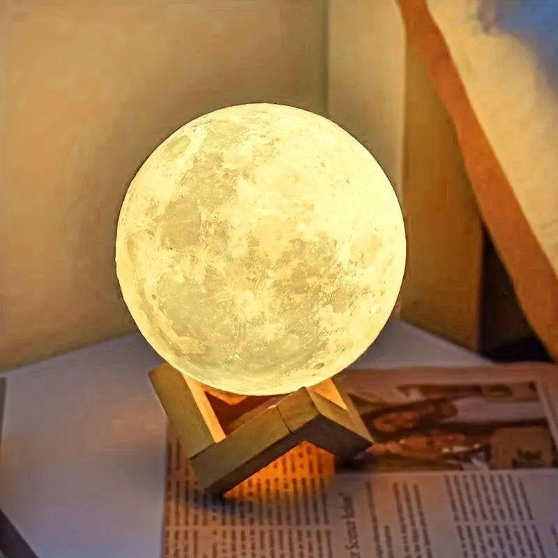 LED Moon Night Light – Galaxy Lamp for Bedroom Decoration