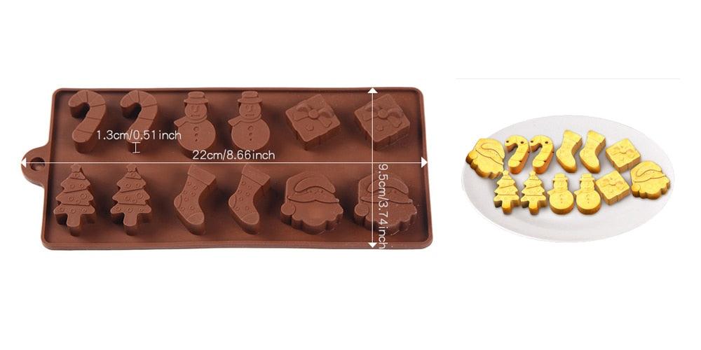 Digit Silicone Chocolate Mold Non-Stick Cake Mould Jelly Candy 3D Molds Kitchen Accessories Reusable Baking Tools Silicone Letter Mold And Number Candy Molds