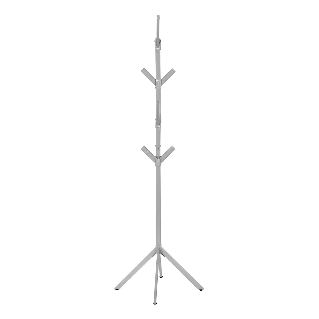 Coat Rack, Hall Tree, Free Standing, 8 Hooks, Entryway, 70"h, Bedroom