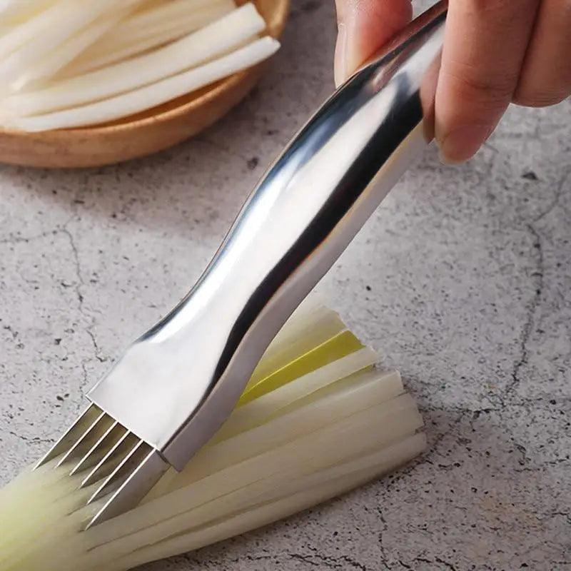 New Sharp Knife Onion Garlic Vegetable Cutter Cut Onions Garlic Tomato Device Shredders Slicers Cooking Tools Kitchen Accessories